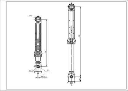 COPPIA AMMORTIZZATORI LAVATRICE INDESIT - ARISTON 120N ORIGINALI
