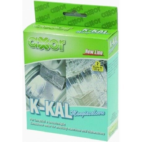 K-KAL AXOR DECALCIFICANTE ANTICALCARE IN POLVERE PER LAVATRICI E LAVASTOVIGLIE