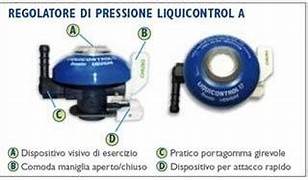 Regolatore GPL HOMELY Per Bombole Nere LIQUIGAS 10/15 Kg - Made In Italy | Ricambio Originale - Foto 10