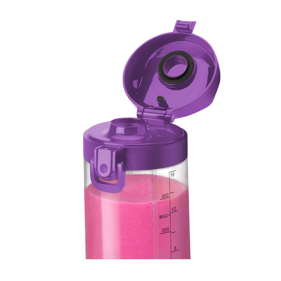 FRULLATORE PORTATILE VIOLA "NUTRIBULLET PORTABLE" DE LONGHI